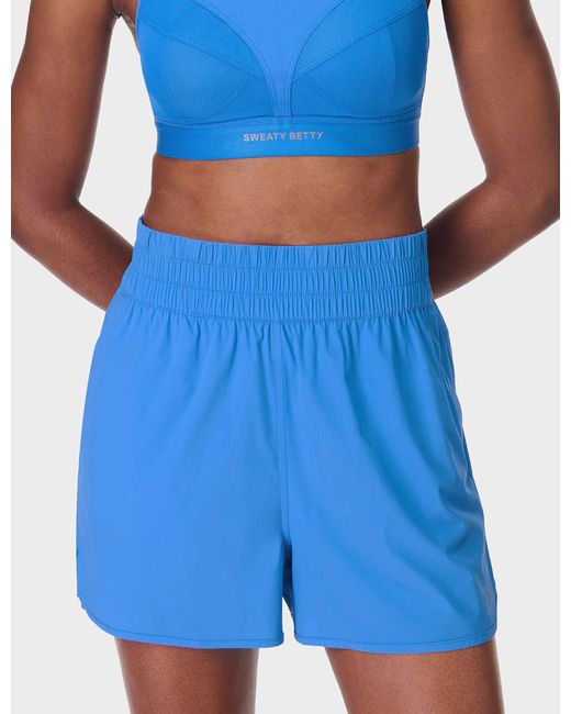 Sweaty Betty Blue Women's Relay Shell Shorts