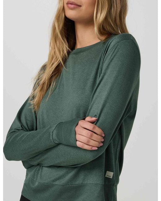 vuori Green Women's Daydream Crew