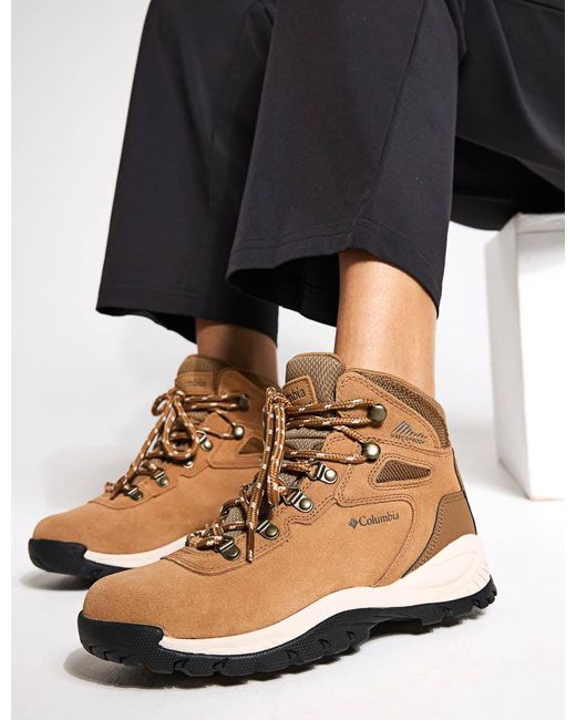 Columbia Natural Women's Newton Ridge Plus Waterproof Amped Hiking Boot