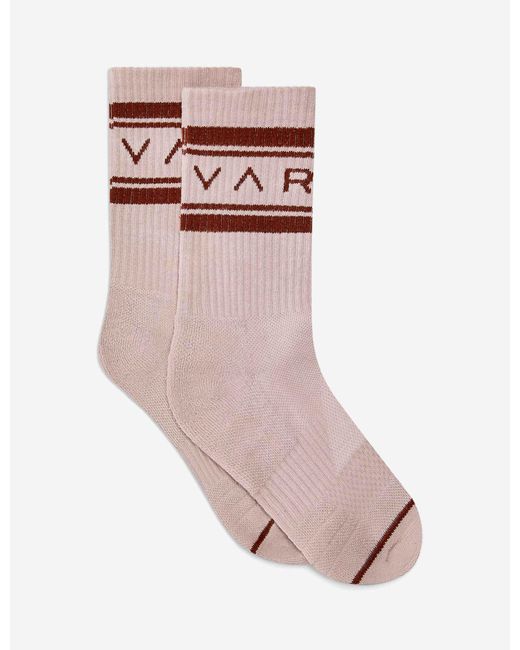 Varley Pink Astley Active Sock