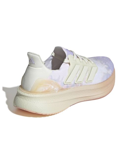 Adidas White Women's Ultraboost 5 Tie-dye Shoes