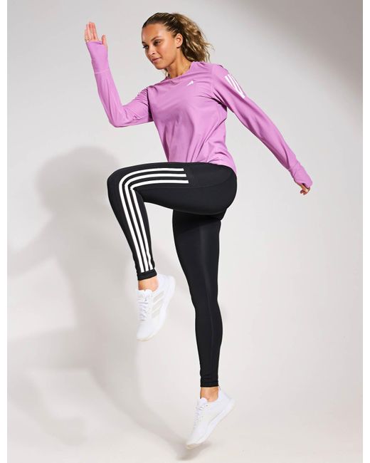 Adidas Purple Women's Own The Run Long Sleeve Top