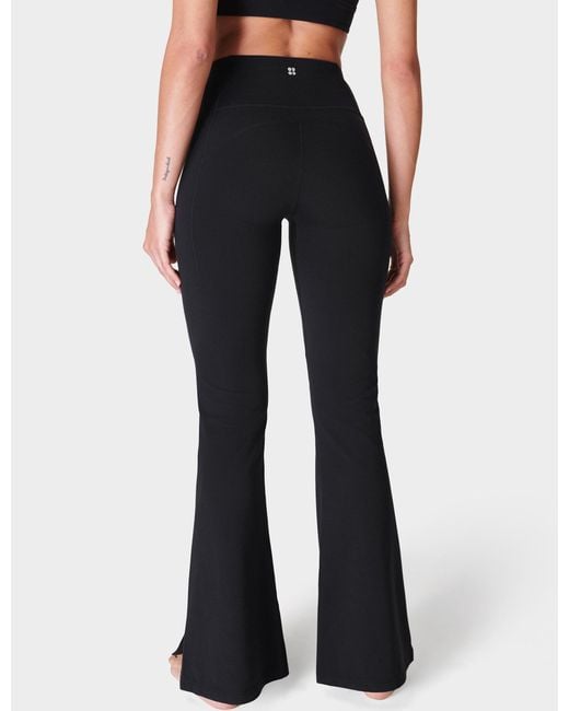 Sweaty Betty Black Women's Super Soft Flare Yoga Trousers