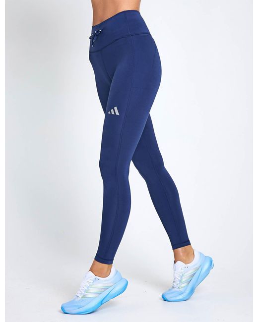 Adidas Blue Women's Run Essentials Full Length leggings