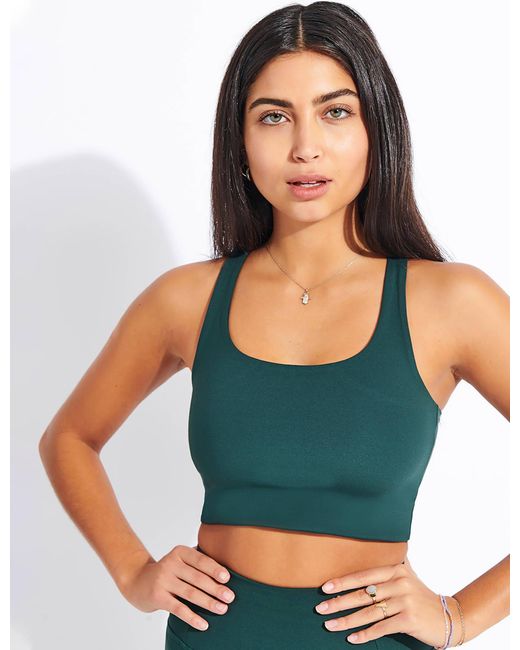 GIRLFRIEND COLLECTIVE Green Paloma Bra Classic