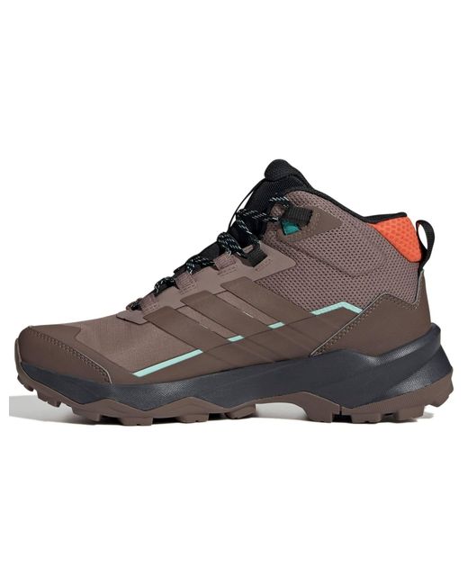 Adidas Brown Women's Terrex Skychaser Ax5 Mid Gore-tex Hiking Shoes