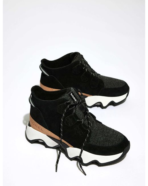 Sorel Black Kinetic Impact Caribou Waterproof Sneaker