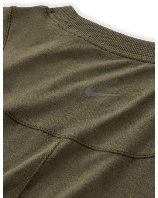 Nike Green One Relaxed Dri-fit Short-sleeve Top