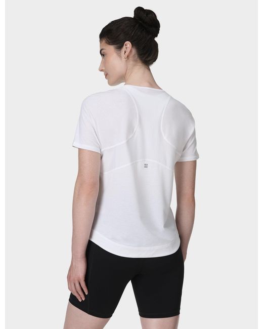 Sweaty Betty White Women's Breathe Easy Mesh T-shirt