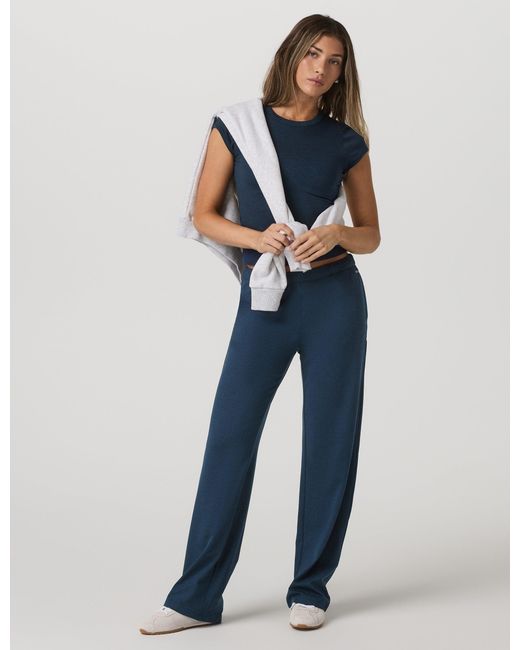 vuori Blue Women's Modern Straight Leg Pant