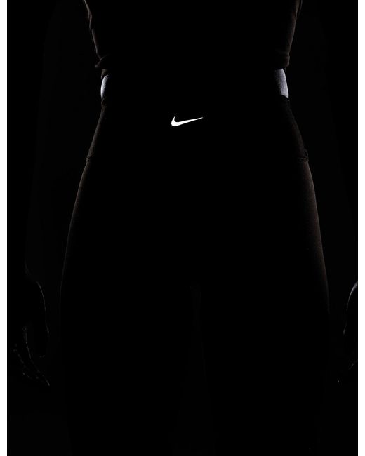 Nike Brown One High Waisted Split-hem leggings