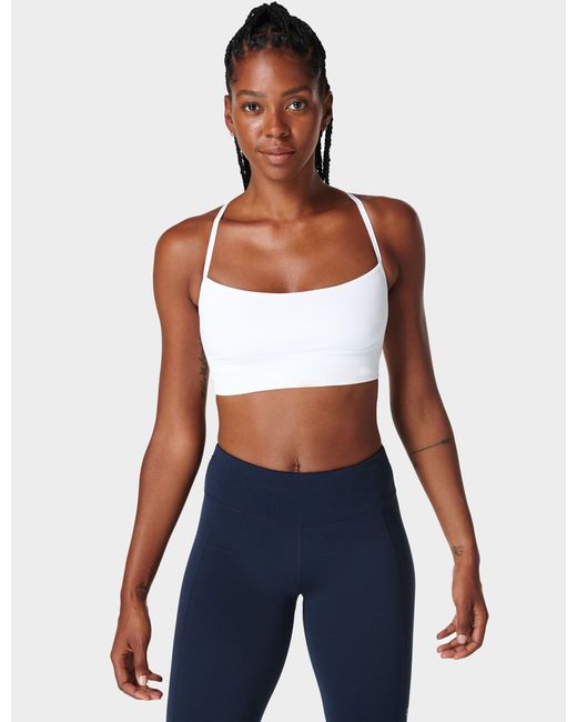 Sweaty Betty Blue Women's Spirit Restored Yoga Sports Bra