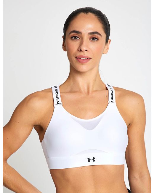 Under Armour White Women's Infinity 2.0 High Support Sports Bra