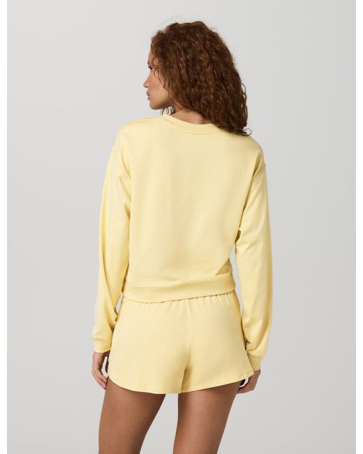 vuori Yellow Women's Modern Crew