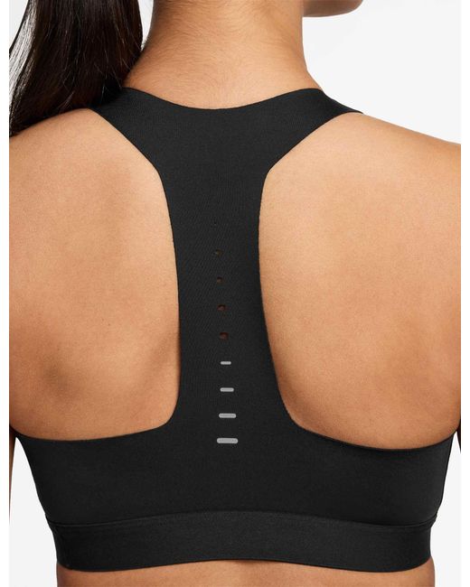 Nike Black Women's Swift High-support Lightly Lined Sports Bra