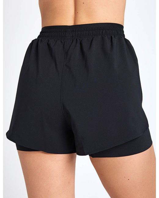 Adidas Black Women's D4t Workout Go To 2in1 Shorts