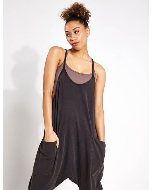 Fp Movement Black Women's Hot Shot Onesie