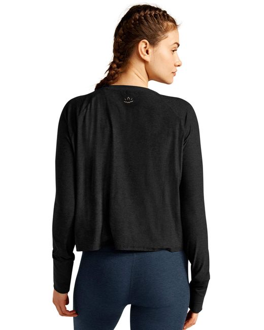 Beyond Yoga Black Women's Featherweight Daydreamer Pullover