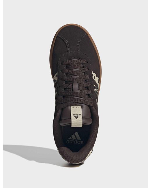 Adidas Brown Women's Vl Court 3.0 Shoes