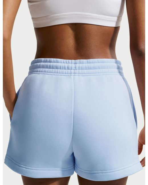 Nike Blue Women's Sportswear Phoenix Fleece 4" Shorts