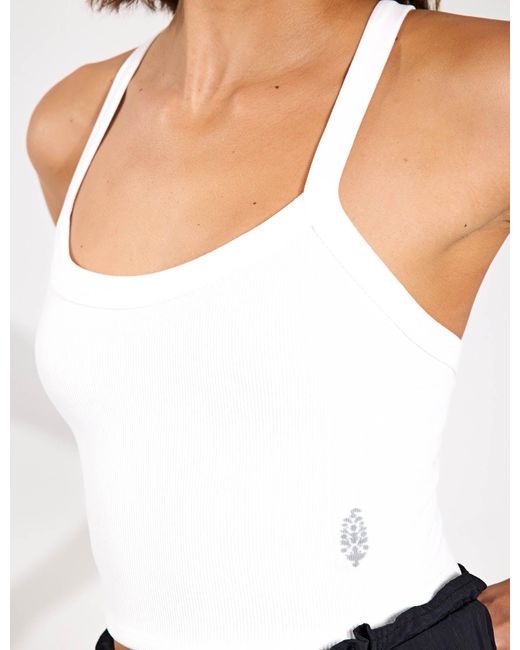 Fp Movement White Women's All Clear Cami Solid