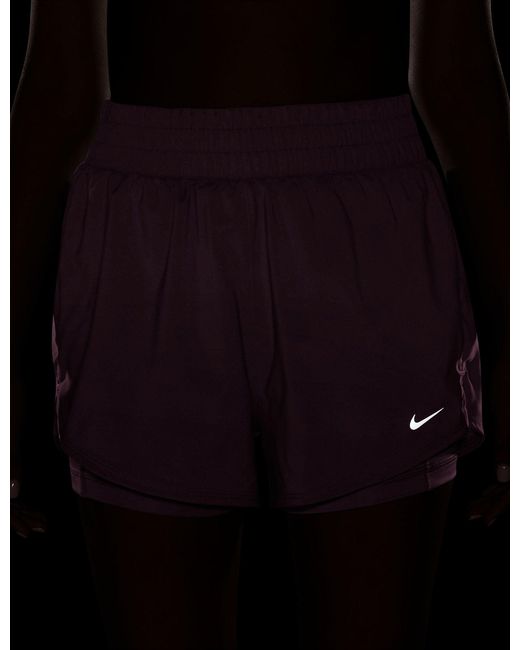 Nike Pink Women's One Dri-fit 2-in-1 Shorts