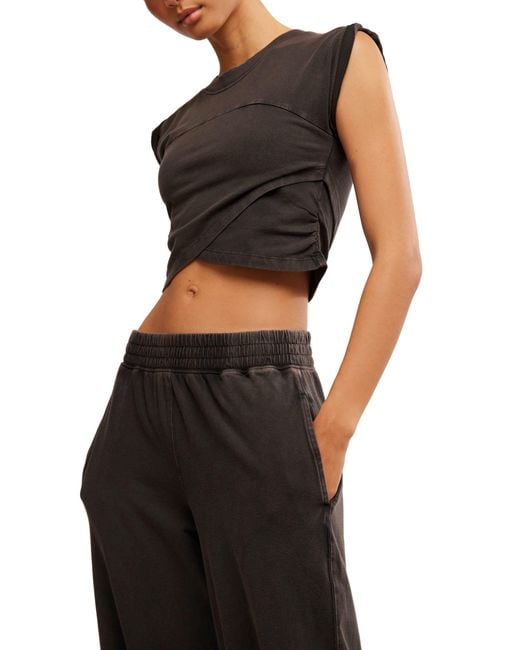 Fp Movement Black Women's Hot Shot Crossover Set