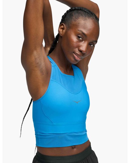 Hoka One One Blue Women's Race Day Sports Bra