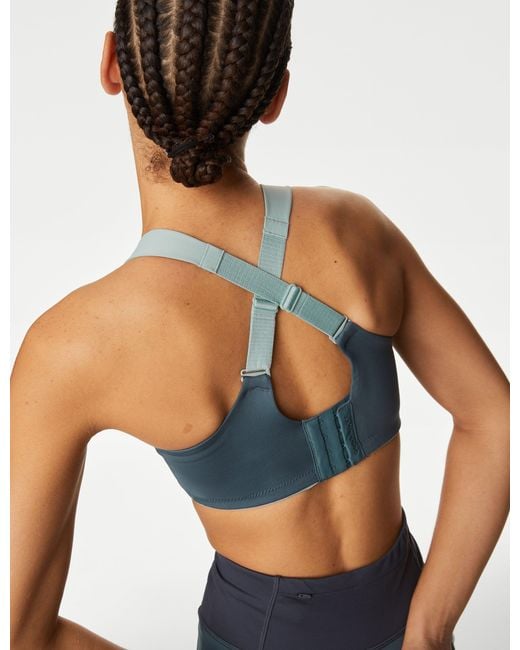 GOODMOVE Ultimate Support Serious Sports Bra A-g in Blue