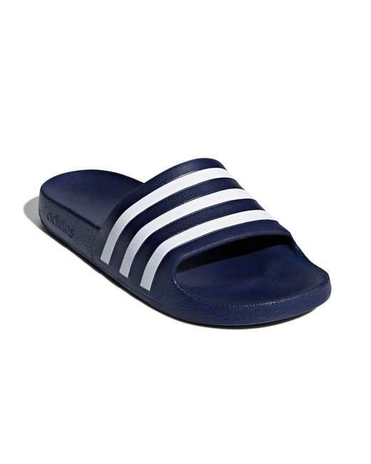 Adidas Blue Women's Adilette Aqua Slides