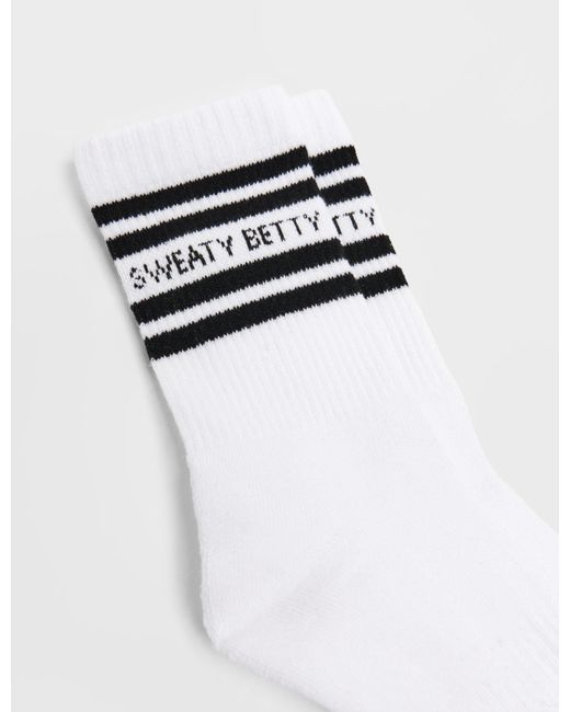 Sweaty Betty White Women's Varsity Slogan Socks