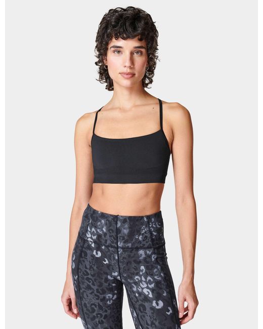 Sweaty Betty Blue Women's Spirit Restored Light Support Sports Bra