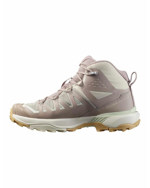 Salomon Green Women's X Ultra 360 Edge Mid Gore-tex Hiking Shoes