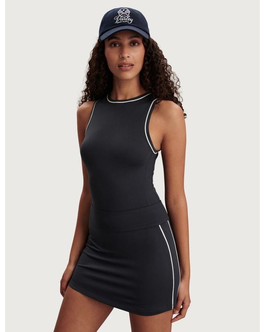 Varley Black Women's Tani High Waisted Skort 14