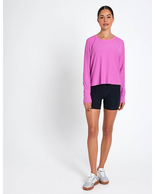 Beyond Yoga Pink Women's Featherweight Daydreamer Pullover