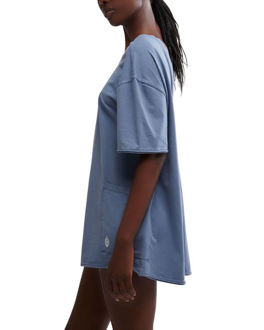 Fp Movement Gray Women's Hot Shot Tee Romper