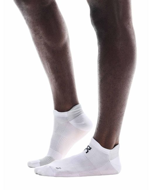 On Shoes White Women's Performance Run Sock Low