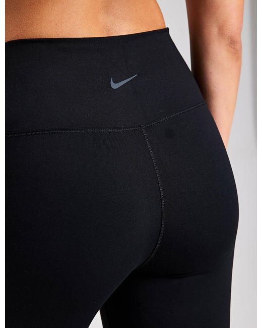 Nike Blue Women's One High Waisted 7/8 leggings With Pockets