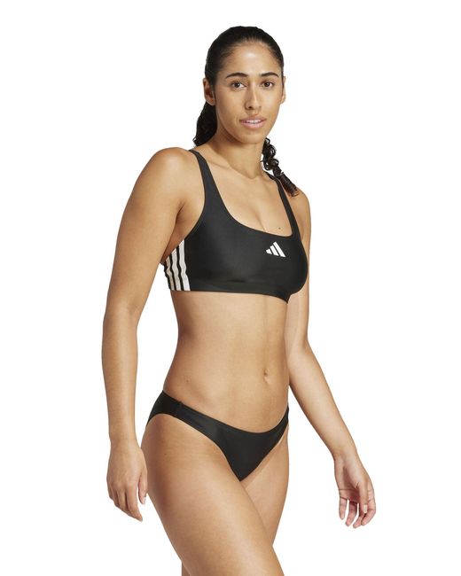 Adidas Multicolor 3-Stripes V-Back Bikini