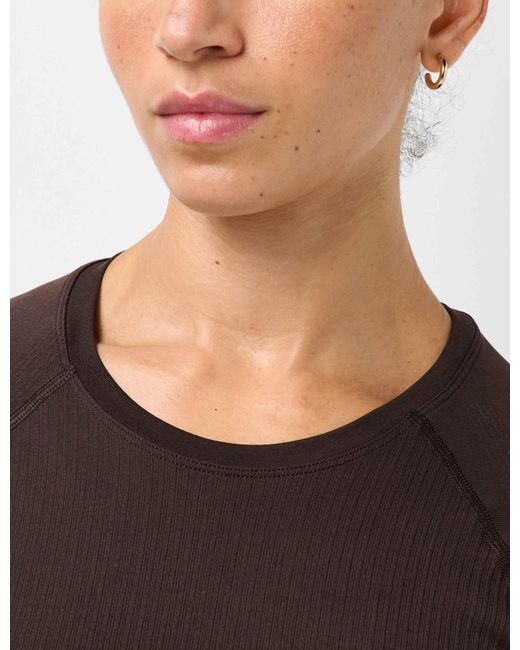 Sweaty Betty Black Women's Seamless Textured Long Sleeve Top