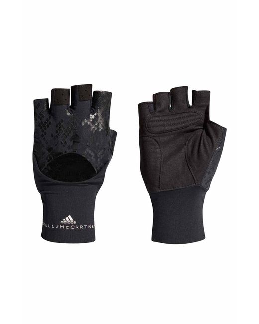 adidas By Stella McCartney Training Gloves in Black | Lyst UK
