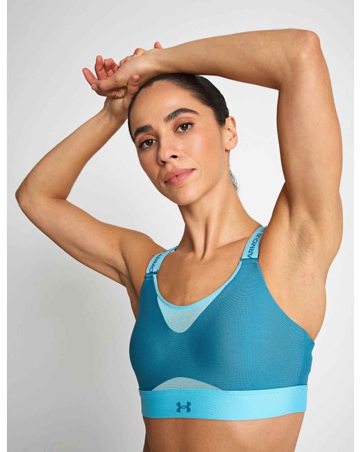 Under Armour Blue Women's Infinity 2.0 High Support Sports Bra