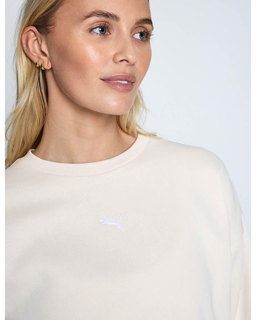 PUMA Natural Women's Essentials Oversized Crew