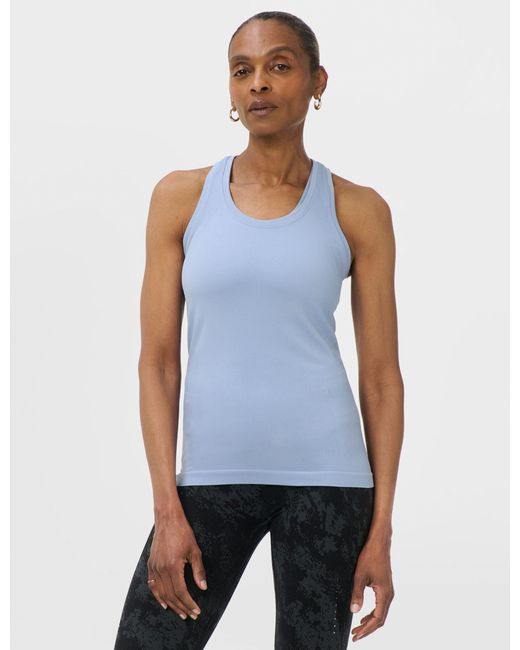 Sweaty Betty Blue Women's Athlete Seamless Workout Vest
