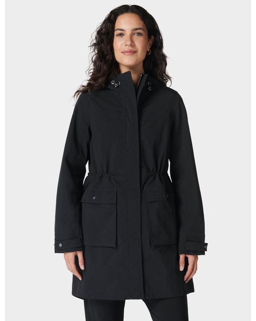 Sweaty Betty Black Women's Stride Waterproof Parka