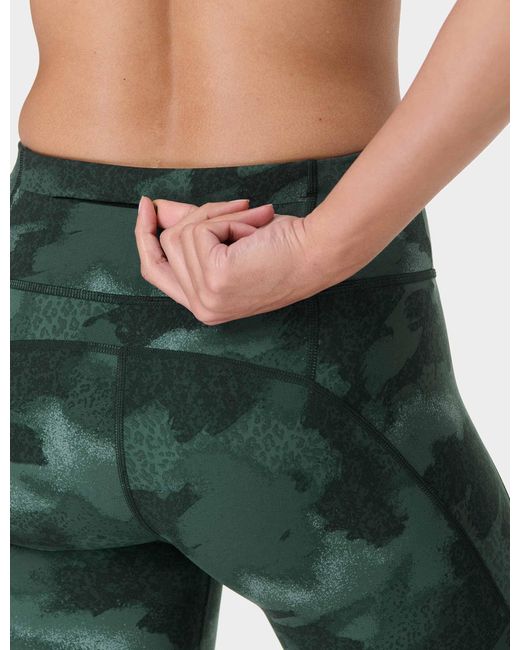 Sweaty Betty Green Women's Power 7/8 Gym leggings