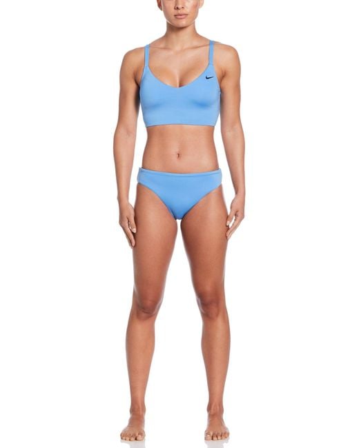 Nike Blue Women's Effortless Essential Hipster Bikini Bottom