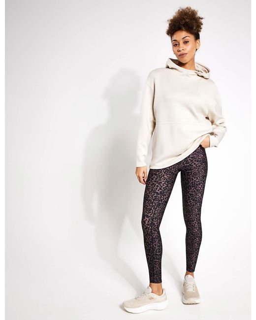 GOODMOVE Black Women's Go Move Printed High Waisted Gym leggings