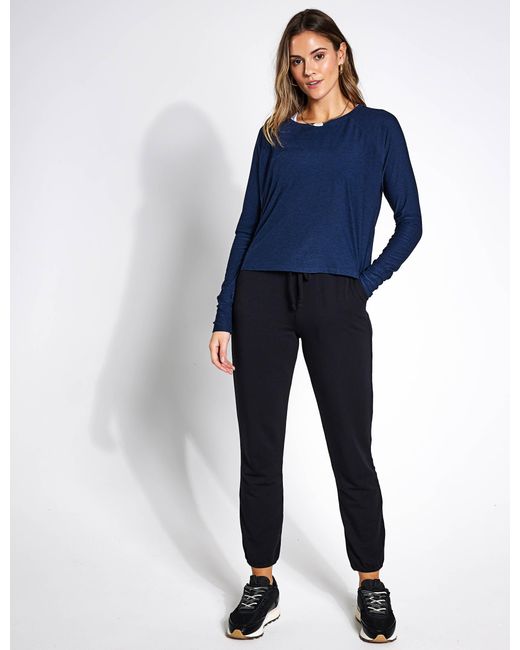 Beyond Yoga Blue Women's Featherweight Daydreamer Pullover