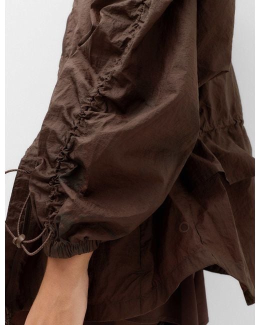 GOODMOVE Black Women's Stormwear Shimmer Lightweight Hooded Jacket